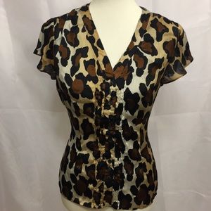 Jones Wear Leopard Blouse